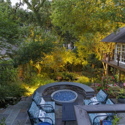 Backyard Lighting in Virginia Beach Photo